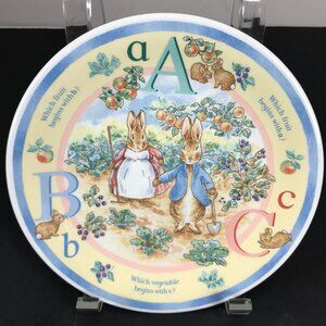 Peter Rabbit 7" wedgwood nursery plate
